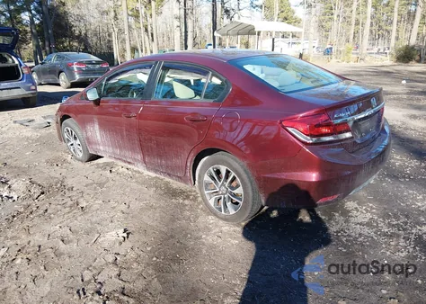 2015 Honda Civic Ex из США, поврежденный, VIN 2HGFB2F89FH554723